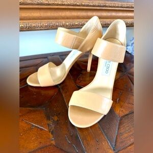 Jimmy Choo Tallow kid heels